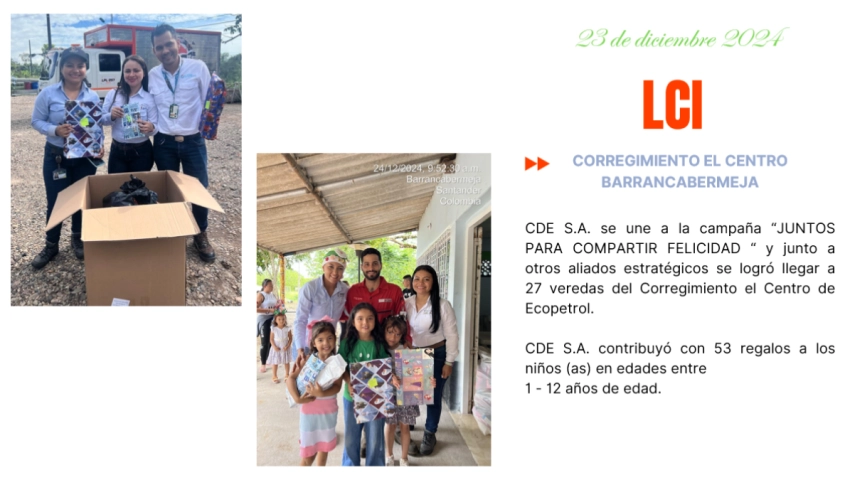 La Alegría de los niños en Navidad con CDE S.A